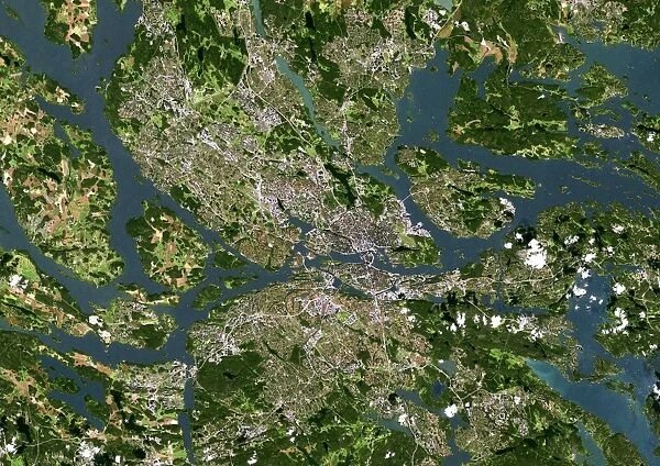 Stockholm, satellite image