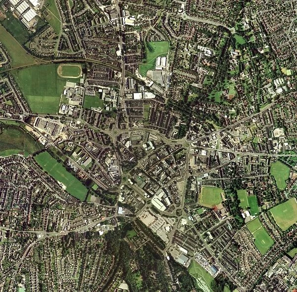 Stoke-on-Trent, UK, aerial image
