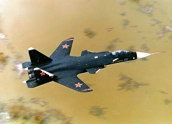Sukhoi Su-47 Berkut fighter aircraft C017  /  7569