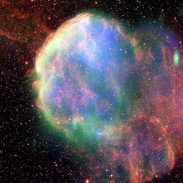 Supernova remnant IC 443, composite image