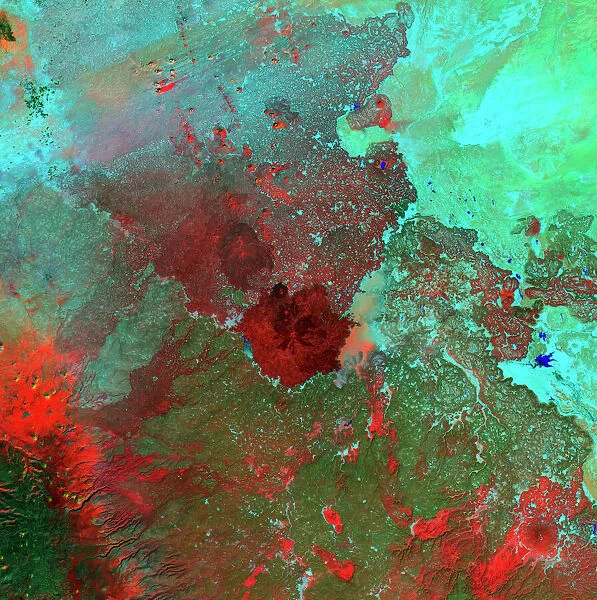 Syrian Desert, satellite image