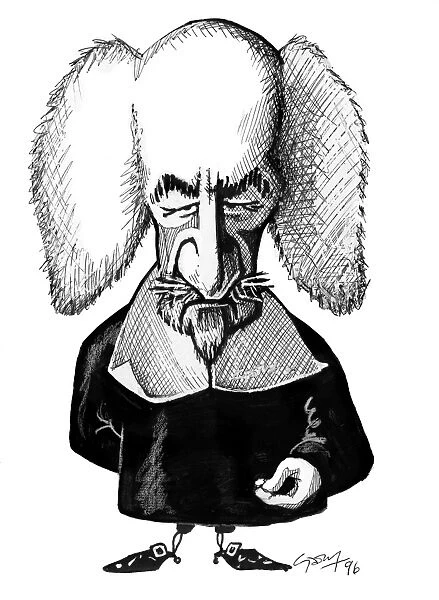Thomas Hobbes, caricature