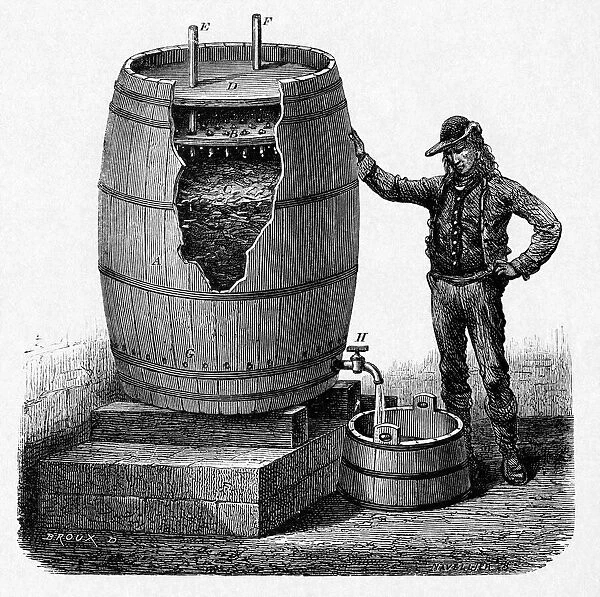 Vinegar production, 19th century