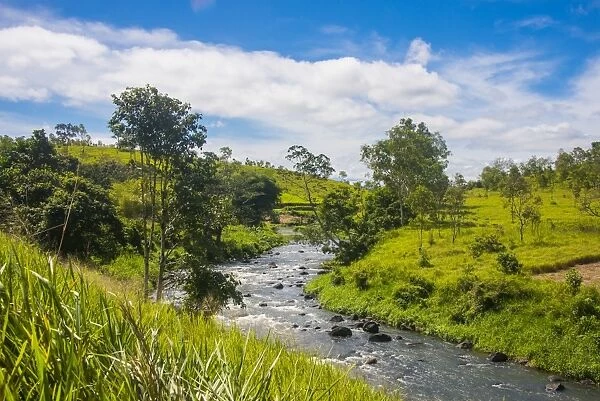 Sogeri river on the Kokoda trail, Papua New Guinea, Pacific