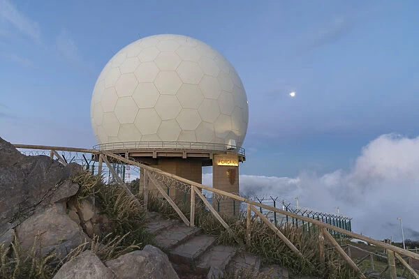 Observatory on the summit of Pico do Arieiro, Funchal, Madeira Island, Portugal