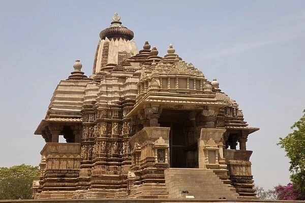 Chandella dynasty temple, Devi Jagadambika, Khajuraho, Madhya Pradesh, India