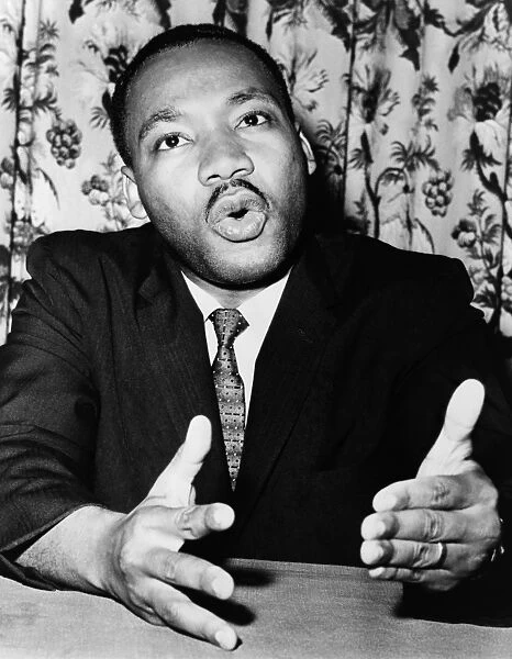 MARTIN LUTHER KING, JR. (1929-1968). American cleric and civil rights leader. Photograph
