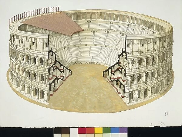 Ancient Rome, Rome Colosseum (AD 70-82)