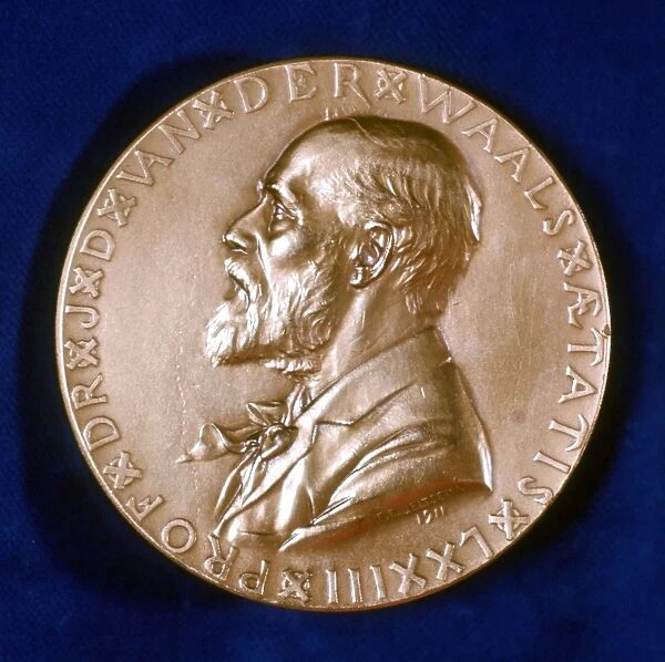 Johannes Diderik Van Der Waals (1837-1923) Dutch physicist. Nobel prize for physics 1910