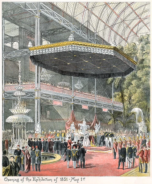Opening of the Great Exhibition in 1851