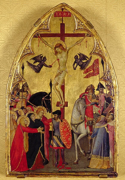 The Crucifixion (gold & tempera on panel)