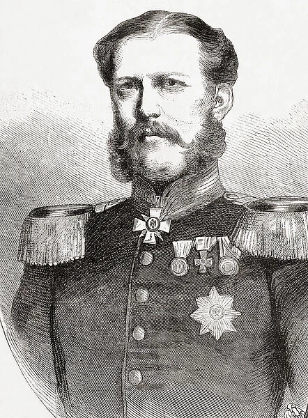 Duke William of Mecklenburg-Schwerin, from L Univers Illustre, published 1866