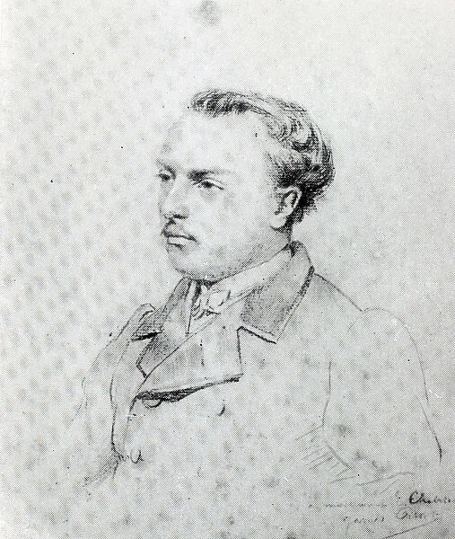 Emmanuel Chabrier aged 20, 1861 (crayon)