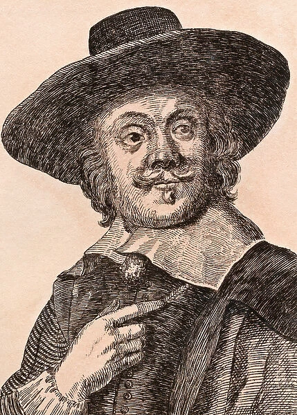 Frans Snyders, illustration from 75 Portraits Of Celebrated Painters From Authentic