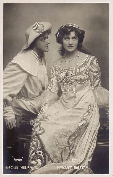 Harcourt WIlliams and Margaret Halstan as Romeo and Juliet (b  /  w photo)