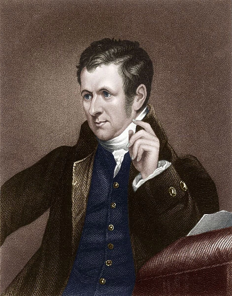 Humphry Davy, 1830 (colour litho)