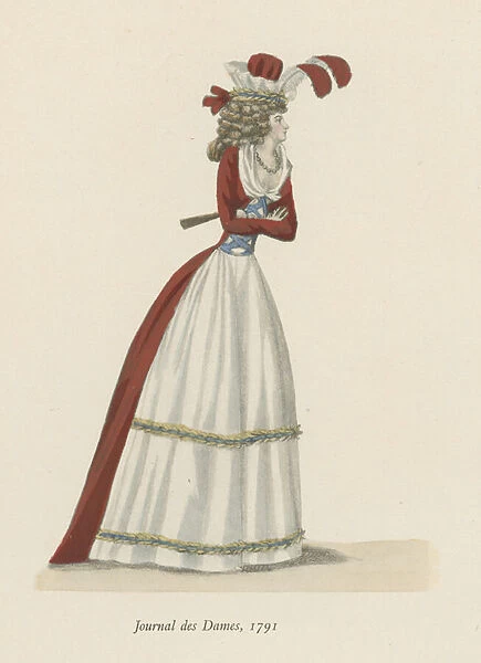 Journal des Dames, 1791 (colour litho)
