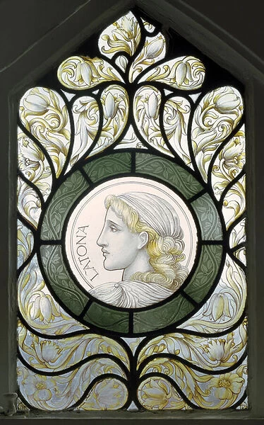 Latona, 1886 (stained glass)