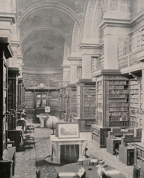 Paris: Bibliotheque of the Chamber of Deputies (b  /  w photo)