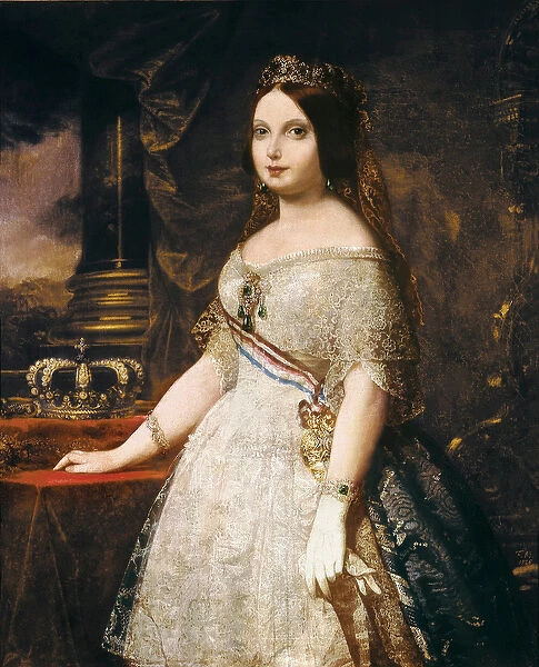Queen Isabella II of Spain (Isabella of Bourbon) (Isabel II of Borbon