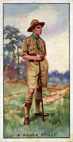 Rover Scout, 1929 (colour litho)