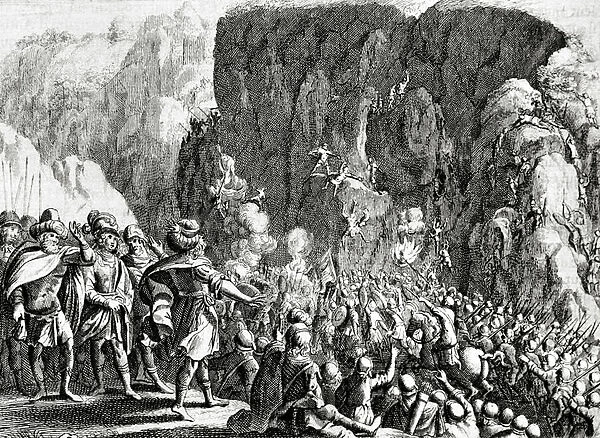 The Siege of Masada, c. 1700 (engraving)