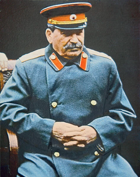 Stalin at the Yalta Conference, February 1945 (photo)