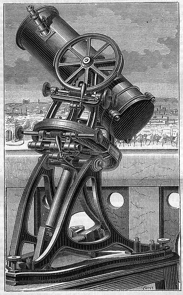 Telescope of the Trocadero Popular Observatory in Paris