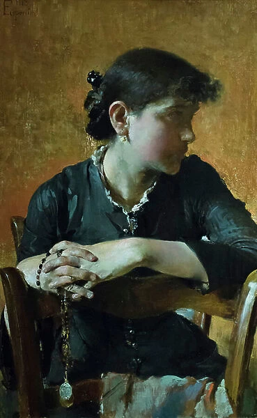 Temptation, 1883 (oil on canvas)