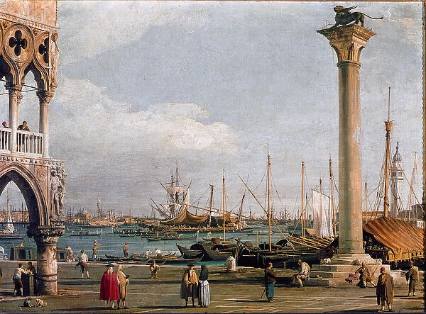 View of the Basin of St. Mark and the Church of San Giorgio Maggiore from the Piazzetta