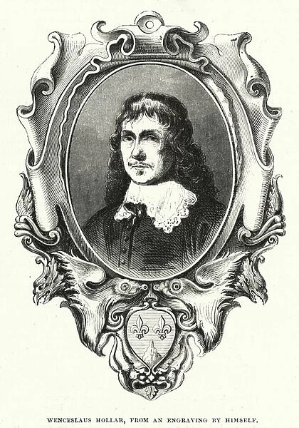 Wenceslaus Hollar, from an engraving by himself (engraving)