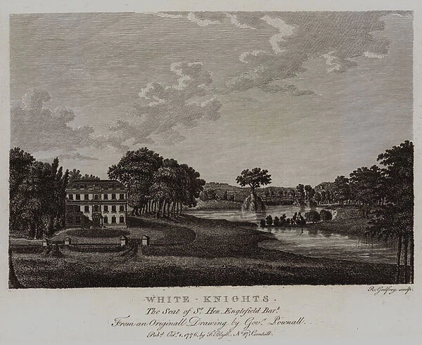White Knights, The Seat of Sir Henry Englefield, Berkshire (engraving)