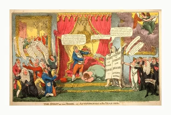 The spirit of the book -or anticipation of the year 1813, a satire on the pending