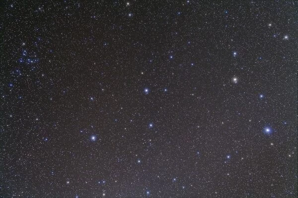 The constellation of Leo and the Coma Star Cluster in Coma Berenices
