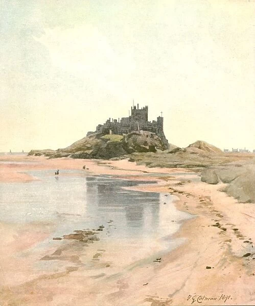 Bamborough Castle, 1891, (c1900). Creator: Unknown