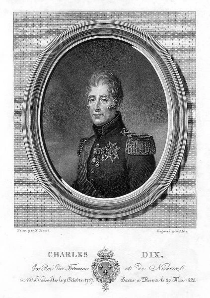 Charles X, King of France, 19th century. Artist: W Alais