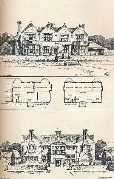 Houghton Grange, near Huntingdon, c1897