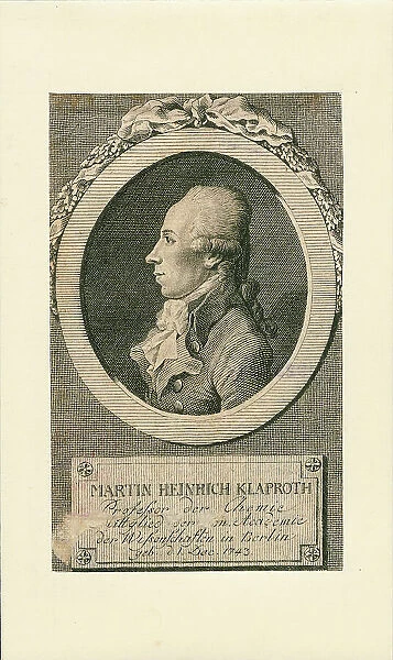 Portrait of the Chemist Martin Heinrich Klaproth (1743-1817), 1780. Creator: Anonymous