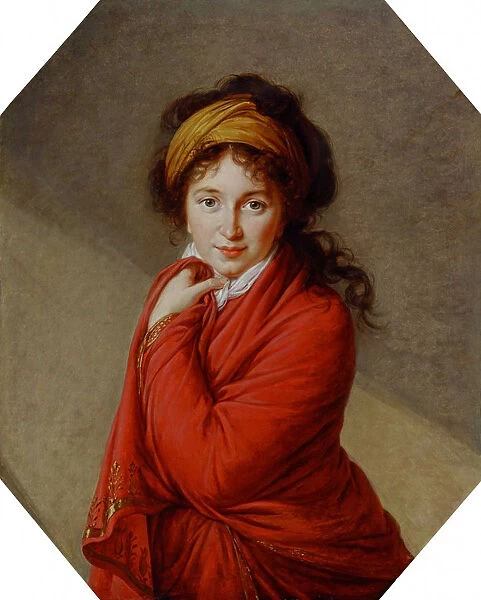 Portrait of Varvara Nikolayevna Golovina (1766?1821), nee Golitsyna, 1797-1799. Artist: Vigee-Lebrun, Marie Louise Elisabeth (1755-1842)
