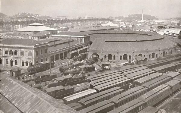 The Rio de Janeiro Terminus of the Central Railway of Brazil, 1914