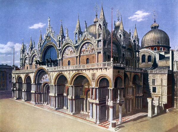 St Marks Basilica, Venice, Italy, 1926