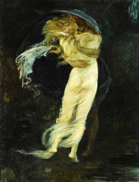 The Valkyrie. Siegmund embraces Sieglinde, 1893