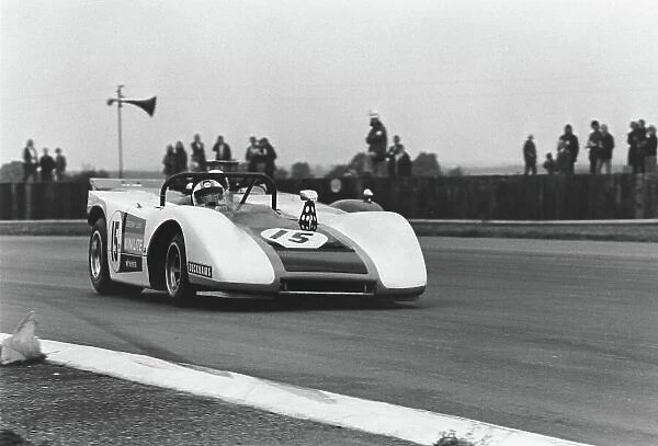 1973 Motoring News Castrol Sports GT Championship. Silverstone, England. 10th JUne 1973. Rd Jeremy Lord (Lola T212 Ford), 1st position, action. World Copyright: LAT Photographic. Ref: B / W Print