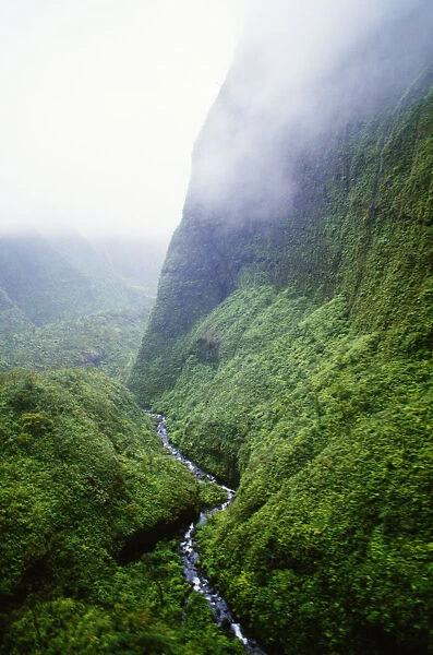 Hawaii, Kauai, Mt. Waialeale, Wettest Spot On Earth