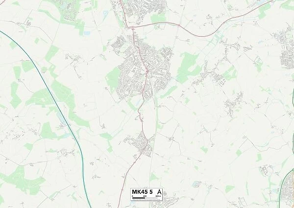 Bedford MK45 5 Map