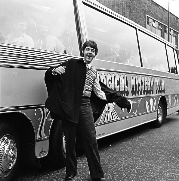 Paul McCartney as The Beatles set out on their celebrated tour of the West Country 11th