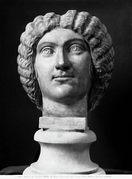 Portrait of Julia Domna, wife of Septimius Severus (193-211 AD), National Roman Museum, Palazzo Massimo alle Terme, Rome