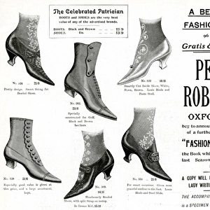 Advert for Peter Robinsons ladies footwear 1905