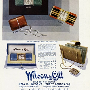 Advert for Wilson & Gill, Ermeto ladies pocket - bag watch