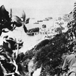 Australian landing at Gallipoli WWI
